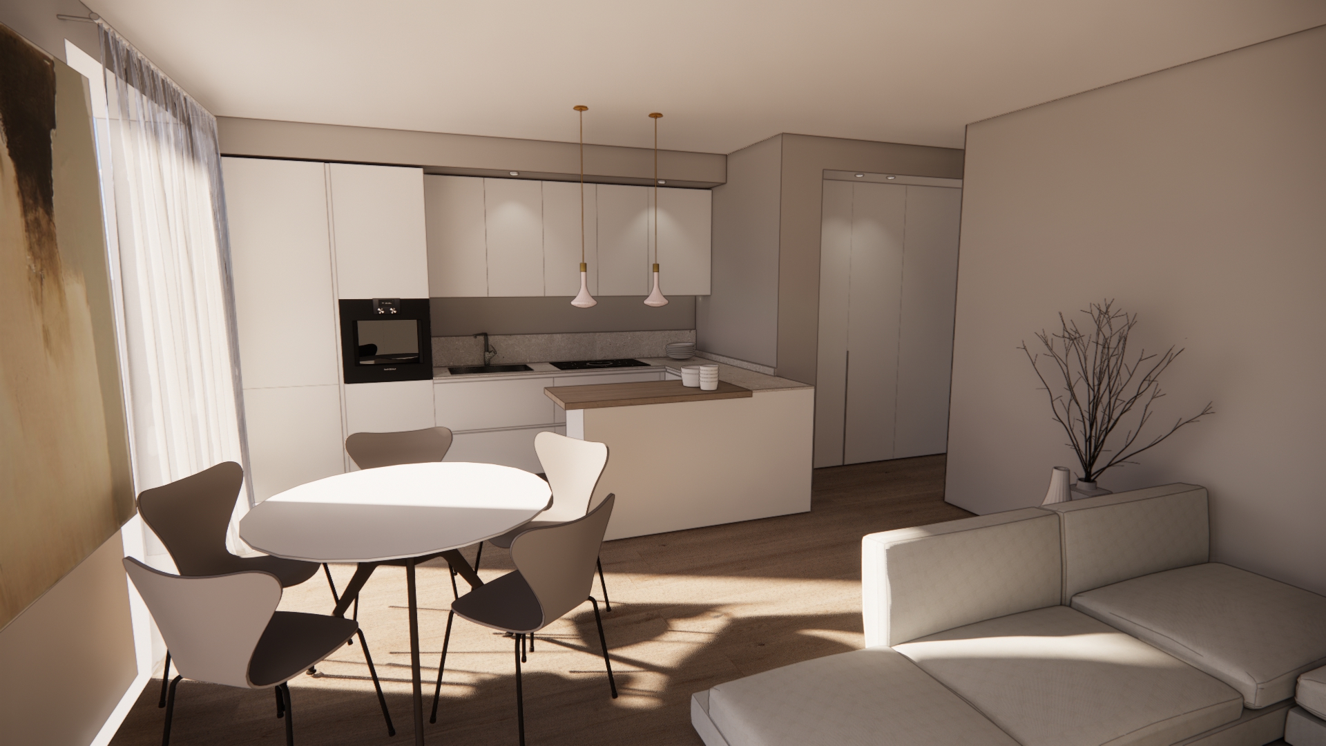 03 Scena 04 cappa pensile a parete